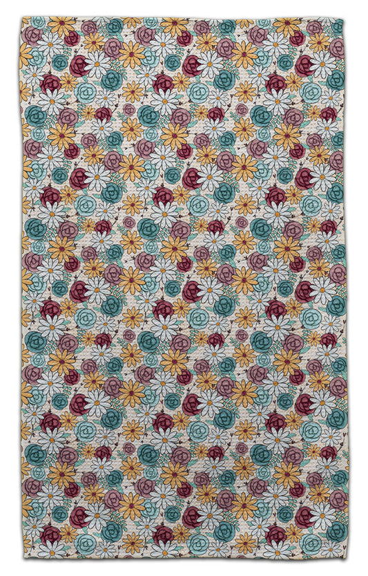 Flowers Boho Eco-Friendly Towel